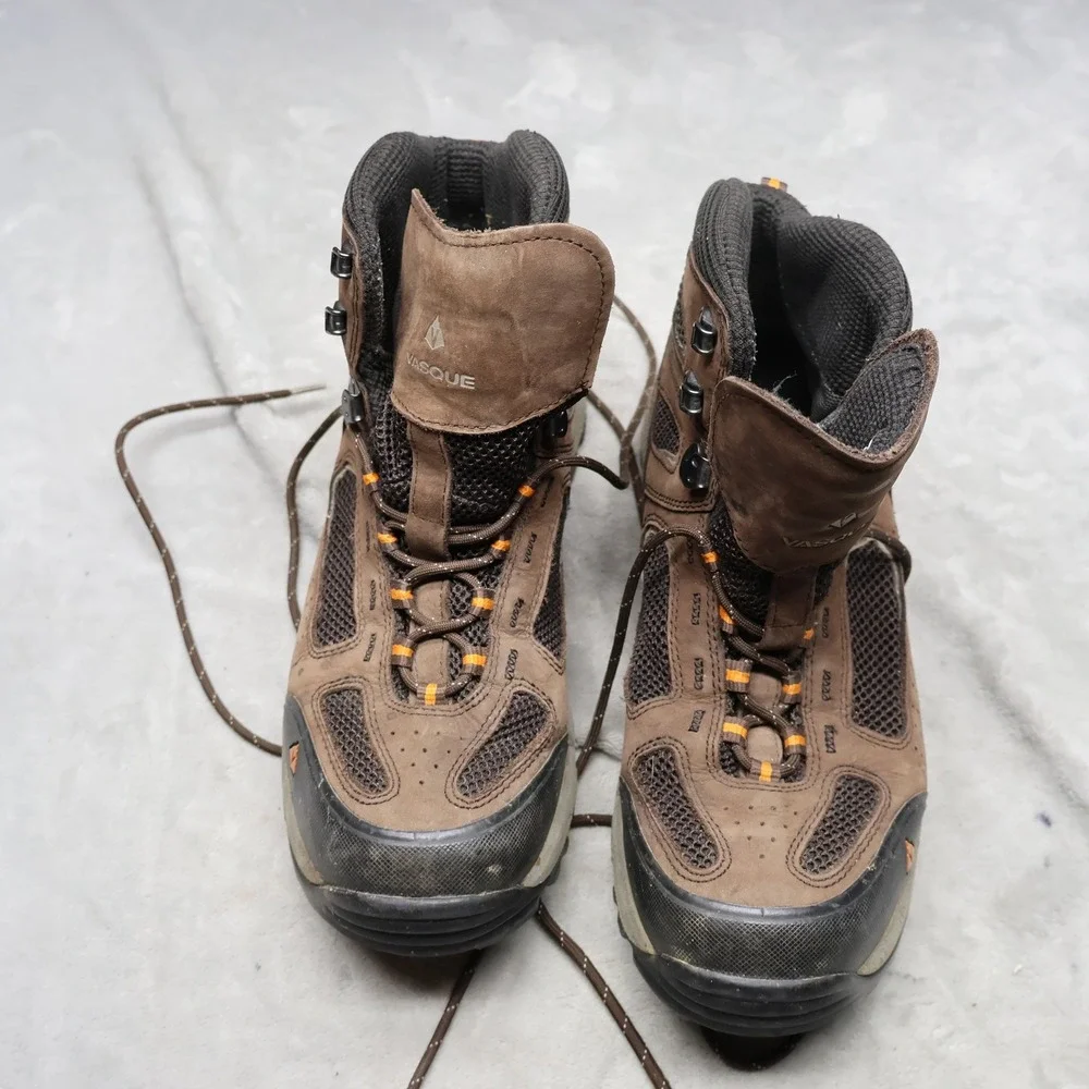 Vasque Mens 10.5M Hiking Boots Brown Breeze‎ 2.0 Mid Gore Tex Rain Trail Trek